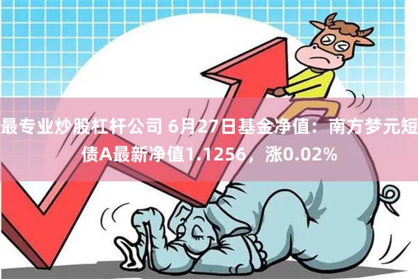 最专业炒股杠杆公司 6月27日基金净值：南方梦元短债A最新净值1.1256，涨0.02%